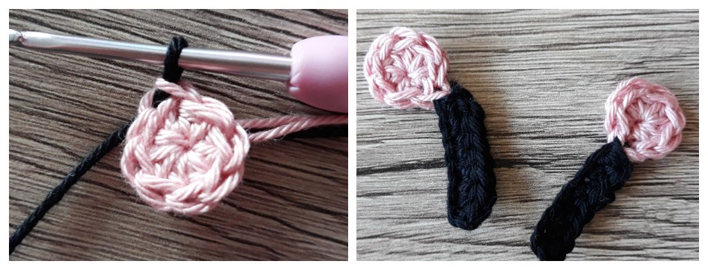 Blog-Inhaltsbild für 'Federmäppchen Alena Marienchen, kostenlose Häkelanleitung'